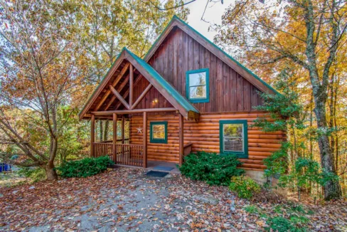 rustic 2 bed room cabin in pigeon forge gatlinburg smoky mountains